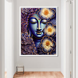 Buddha Face 02 - NicheCanvas