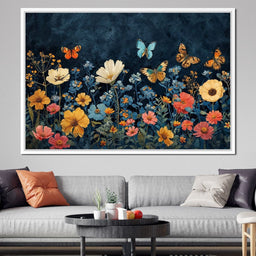 Midnight Blossom Ballet - NicheCanvas