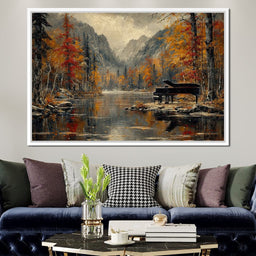 Autumn Serenade Reflections - NicheCanvas