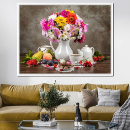 Flowers, Fruits, Chocolate & Coffee - NicheCanvas