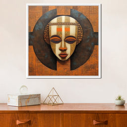 Tribal Mask 12 - Sakeem Gibbs - NicheCanvas