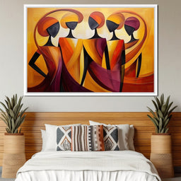 Golden Elegance in Abstract  - NicheCanvas