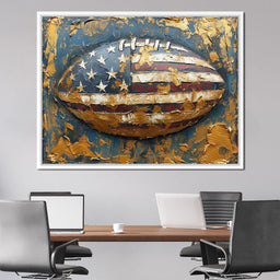 Patriotic Pigskin Overture - NicheCanvas