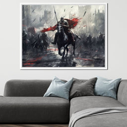 Majestic Warfare in Monochrome - NicheCanvas