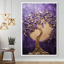 Golden Twilight in Nature Embrace - NicheCanvas