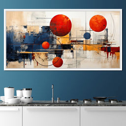 Golden Royal Geometric Harmony 09 - Wildrose Creations - NicheCanvas