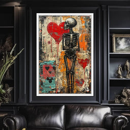 Romantic Skeleton 1 - NicheCanvas