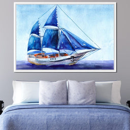 Blue Sails - NicheCanvas