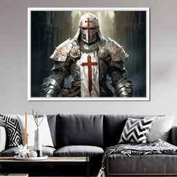 Knight of Sacred Hammer - Raven Blackwood - NicheCanvas