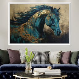 Gilded Horse - NicheCanvas