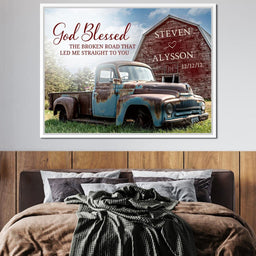 God Blessed the Broken Road - NicheCanvas