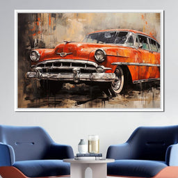 Car Collection 12 - Rider Art - NicheCanvas