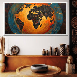 African Globe - Sakeem Gibbs - NicheCanvas