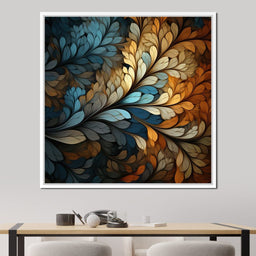 Mosaic Leaf Dreamscape - NicheCanvas