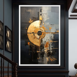 Eclipse in Golden Splendor - Tanni Cylon - NicheCanvas