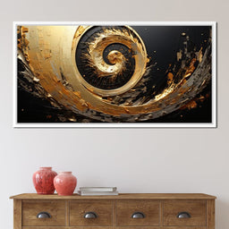 Abyssal Gold Vortex - Tanni Cylon - NicheCanvas