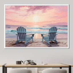 Vacation Beach Chairs - NicheCanvas