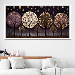 Violet Forest Seasons - NicheCanvas