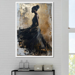 Golden Noir Elegance - NicheCanvas