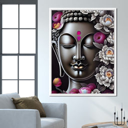 Buddha Face 03 - NicheCanvas