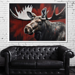 Canadian Moose - NicheCanvas