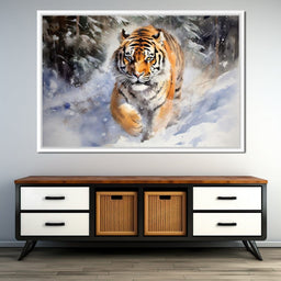 Winter Majesty in Stride - NicheCanvas