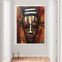 Tribal Mask 02 - Sakeem Gibbs - NicheCanvas