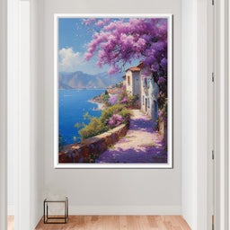 Coastal Bloom Promenade - NicheCanvas