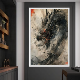 Ethereal Dragon's Maelstrom - NicheCanvas