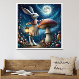 Whimsical Moonlight Meander - TooplesArt - NicheCanvas