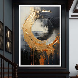 Abyssal Gold Embrace - Tanni Cylon - NicheCanvas