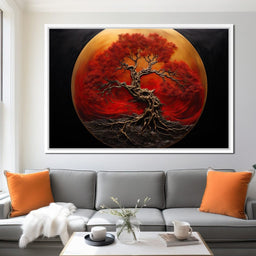 Scarlet Tree - NicheCanvas