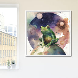 Frog - Astro Cruise - Ben Heine - NicheCanvas