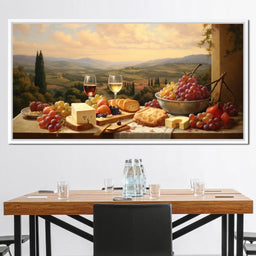 Wine & Cheese Valley - NicheCanvas