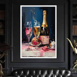 Champagne Radiance - NicheCanvas