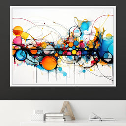 Symmetric Crimson Splendor - NicheCanvas