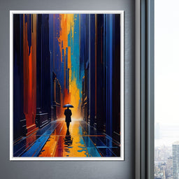 Streets of Loneliness - Johanjff - NicheCanvas