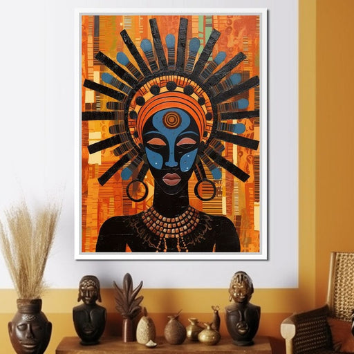 Tribal Mask 06 - Sakeem Gibbs Canvas Print