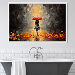 Autumn Rain Melancholy - NicheCanvas