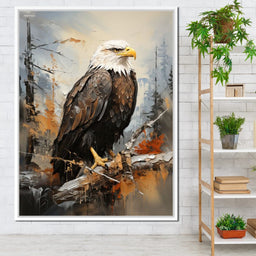 Majestic Eagle Outlook - NicheCanvas