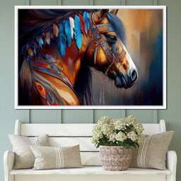 Cherokee Horse 5 - Alicia Smith - NicheCanvas
