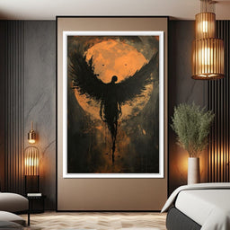 Eclipse of the Fallen Seraph - NicheCanvas