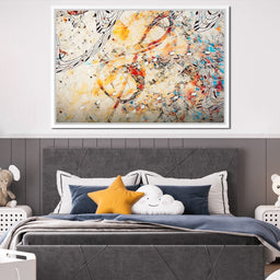 Colorful Music Notes - NicheCanvas