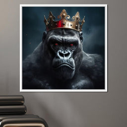 Gorilla Crown - Zenzdesign - NicheCanvas