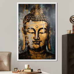 Gracious Golden Buddha - NicheCanvas