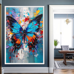 Colorburst Butterflies - NicheCanvas