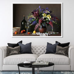 Lupines & Irises - NicheCanvas