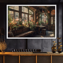 Floral Window - NicheCanvas