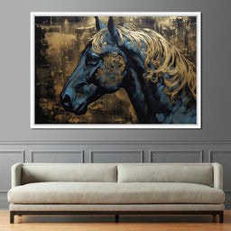 Gilded Royal Horse - NicheCanvas
