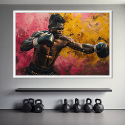 Golden Fury of the Ring - NicheCanvas